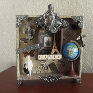 Paris France Shadow Box